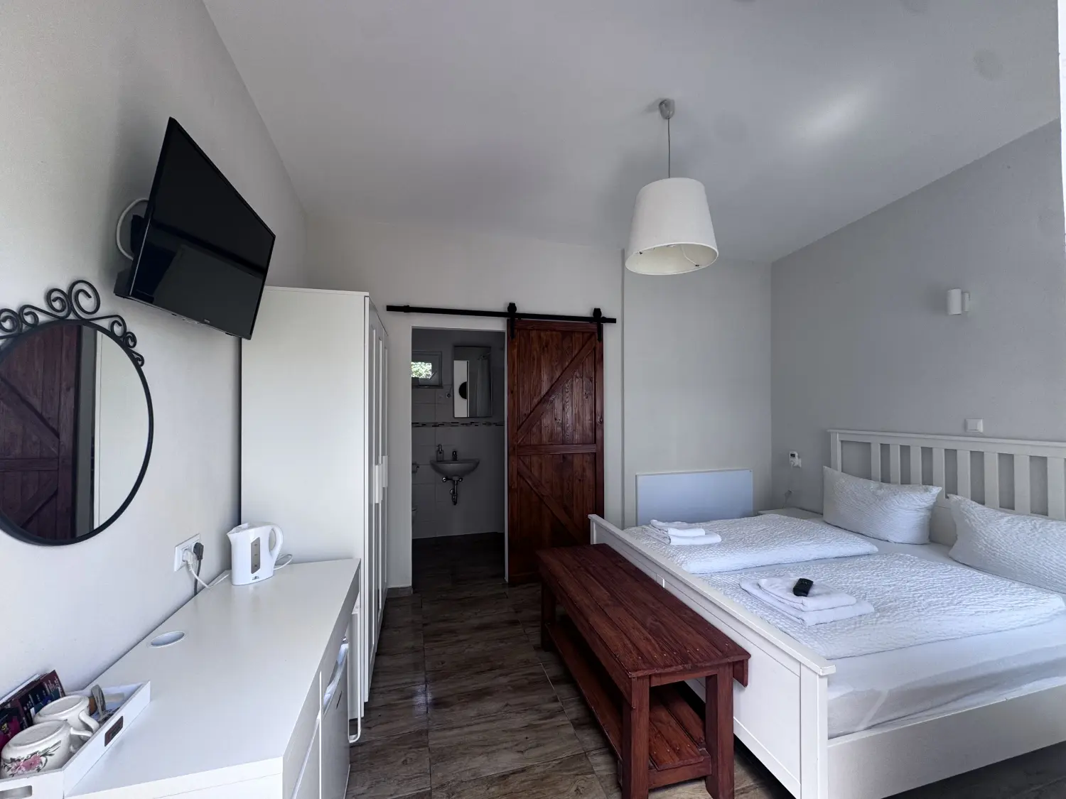 Schlafzimmer der Pension Asiatisches Landhaus Pension