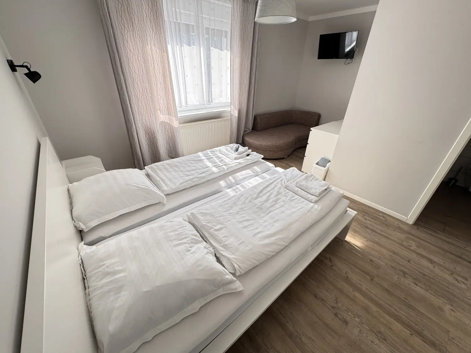 Schlafzimmer der Pension Asiatisches Landhaus Pension