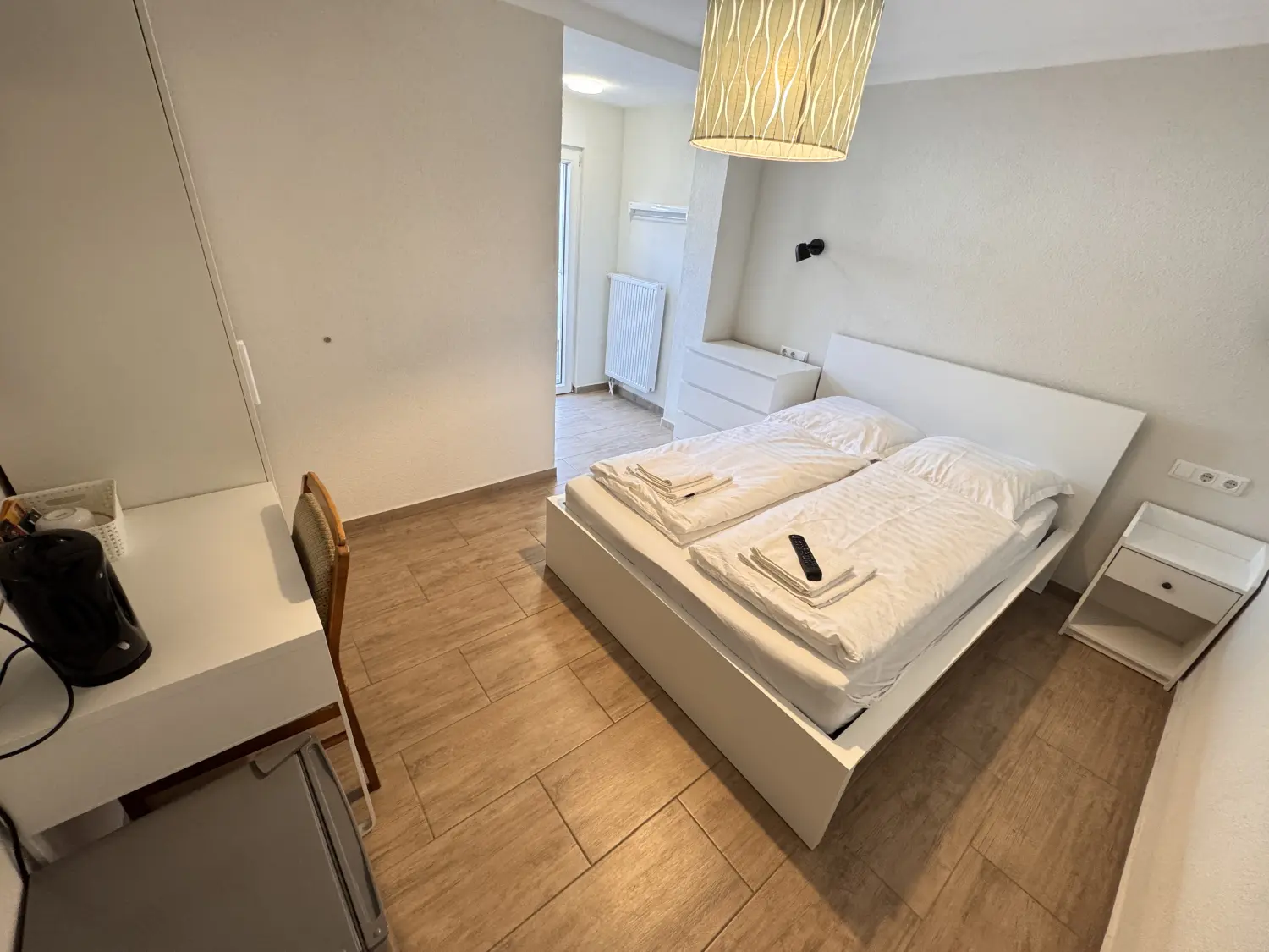 Schlafzimmer der Pension Asiatisches Landhaus Pension