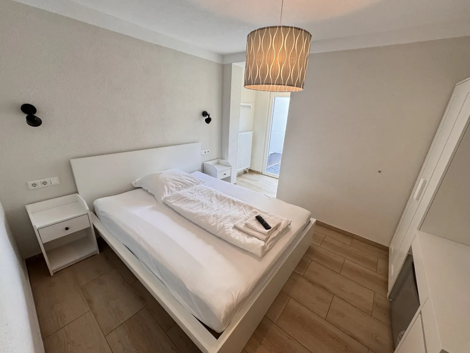 Schlafzimmer der Pension Asiatisches Landhaus Pension