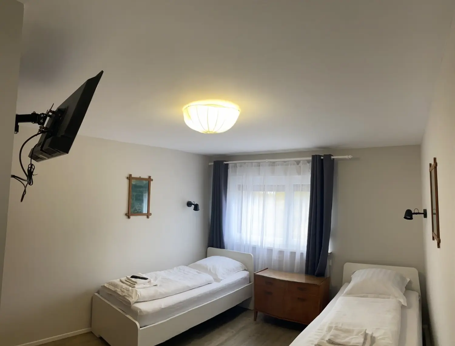 Schlafzimmer der Pension Asiatisches Landhaus Pension