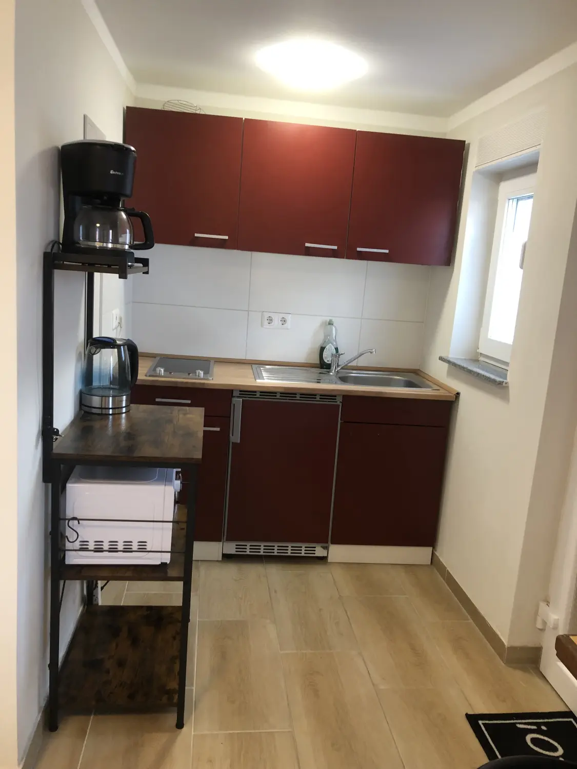 Asiatisches Landhaus Pension Gästehausküche