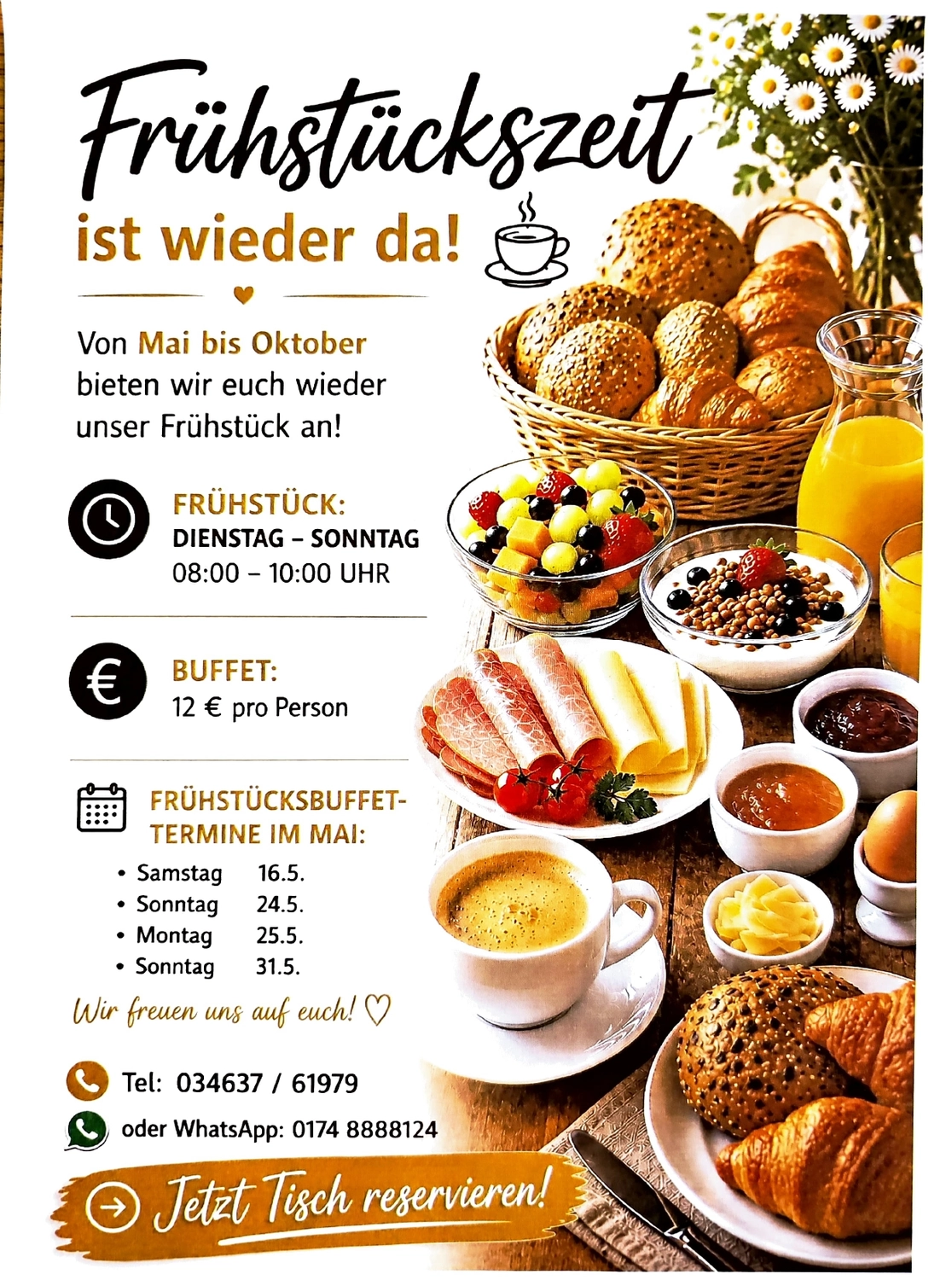 Asiatisches Landhaus Pension Menü